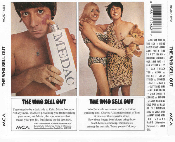 The Who : The Who Sell Out (CD, Album, RE, RM, Son)