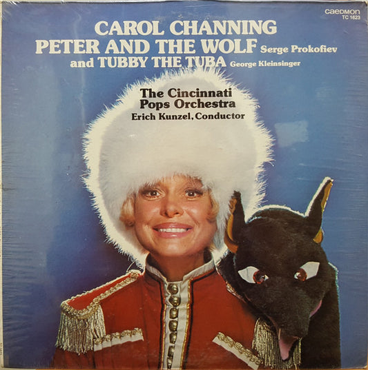 Carol Channing, Cincinnati Pops Orchestra, Erich Kunzel : Peter And The Wolf And Tubby The Tuba (LP)