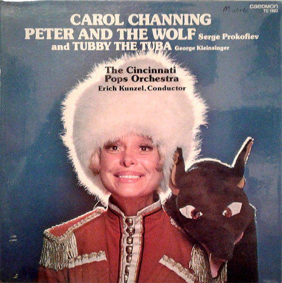 Carol Channing, Cincinnati Pops Orchestra, Erich Kunzel : Peter And The Wolf And Tubby The Tuba (LP)