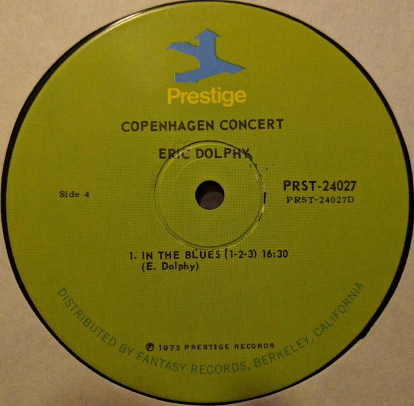 Eric Dolphy : Copenhagen Concert (2xLP, Comp, RM)