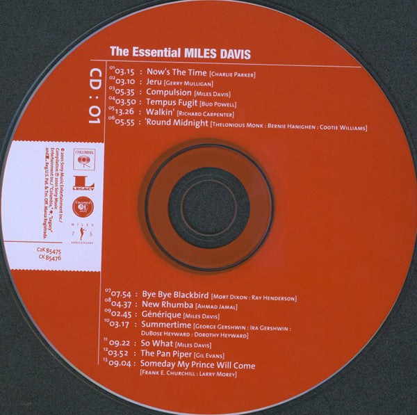 Miles Davis : The Essential Miles Davis (2xCD, Comp, Club)