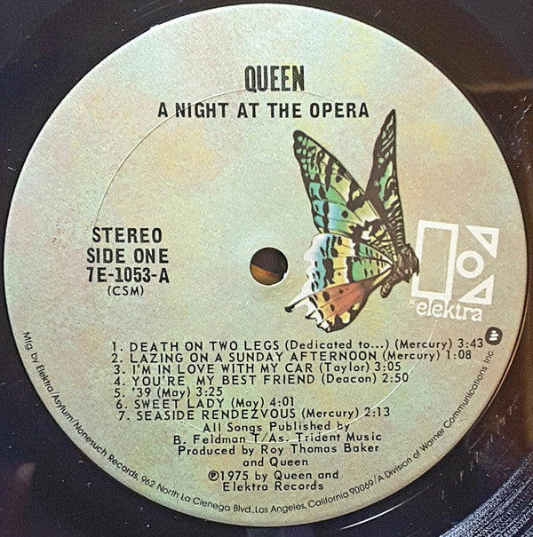 Queen : A Night At The Opera (LP, Album, CSM)