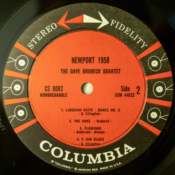 The Dave Brubeck Quartet : Newport 1958 (LP, Album, Dee)