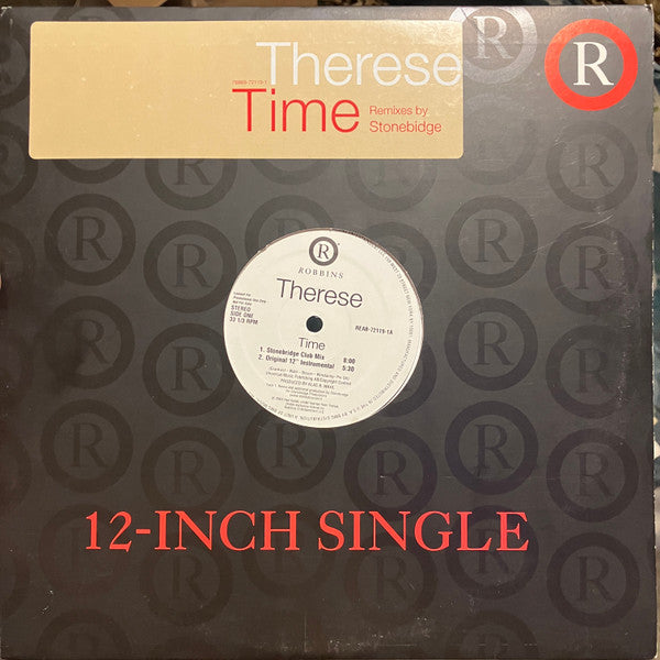 Therese : Time (Remixes By Stonebridge) (12", Promo)