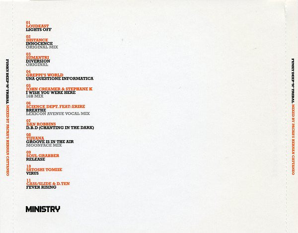 Hernan Cattaneo* : Funky Deep 'N' Tribal (CD, Comp, Mixed)