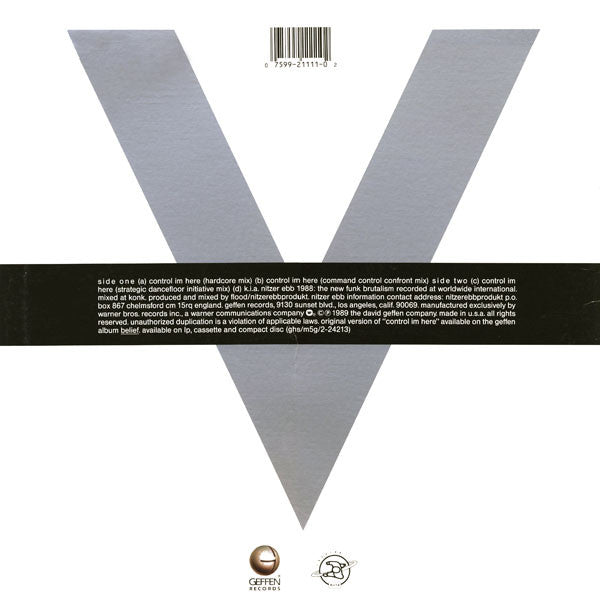 Nitzer Ebb : Control Im Here Edition Number One (Command Control Confront) (12", Maxi, SRC)