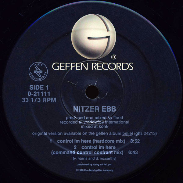 Nitzer Ebb : Control Im Here Edition Number One (Command Control Confront) (12", Maxi, SRC)