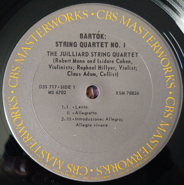 Bartok*, The Juilliard String Quartet* : The Six String Quartets (3xLP, RP)