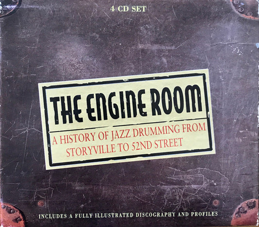 Various : The Engine Room: A History Of Jazz Drumming From Storyville To 52nd Street (4xCD, Comp)