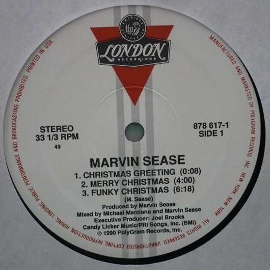 Marvin Sease : It's Christmas Time (12")