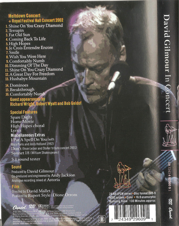 David Gilmour : In Concert (DVD-V, Multichannel, NTSC)