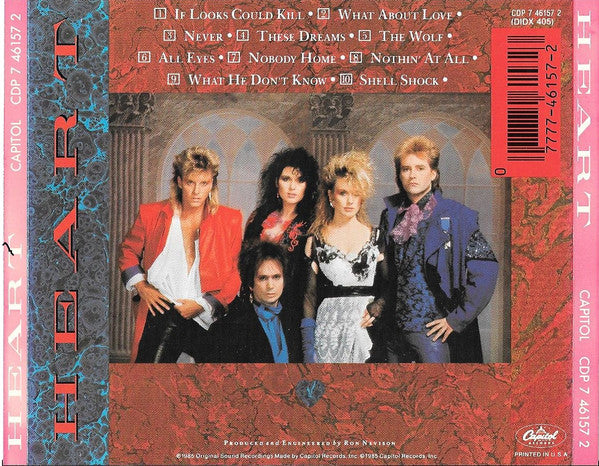 Heart : Heart (CD, Album, RE, Cap)