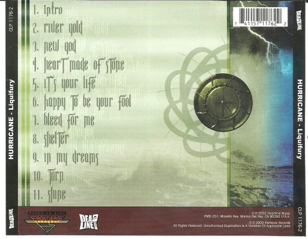 Hurricane (9) : Liquifury (CD, Album)