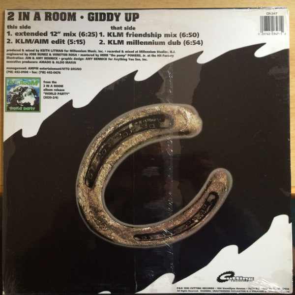 2 In A Room : Giddy Up (12")