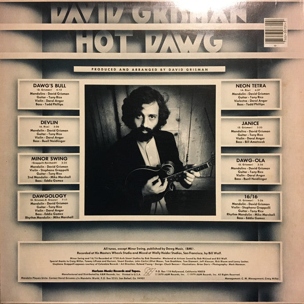 David Grisman : Hot Dawg (LP, Album)