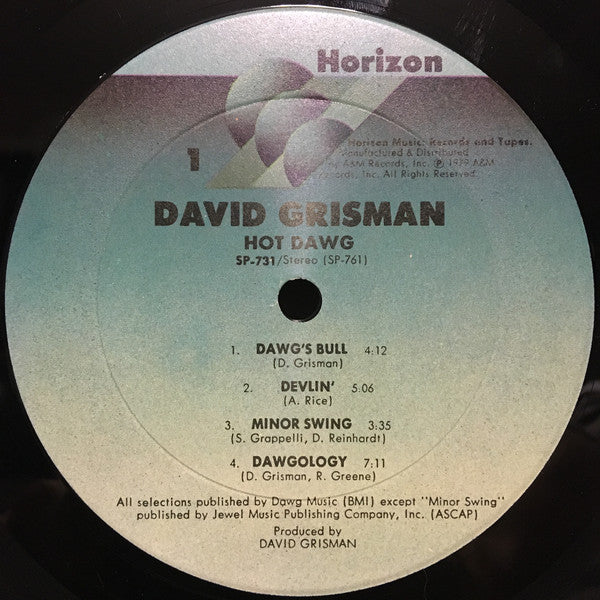 David Grisman : Hot Dawg (LP, Album)