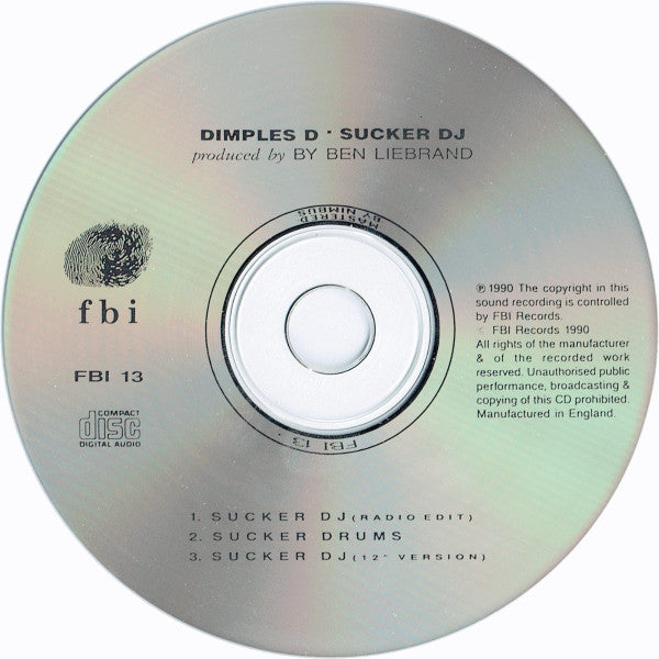 Dimples D : Sucker DJ (CD, Single)