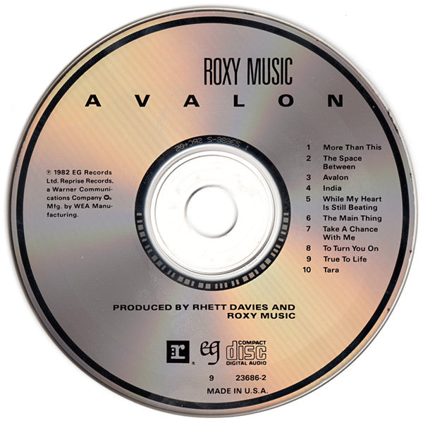 Roxy Music : Avalon (CD, Album, RE)