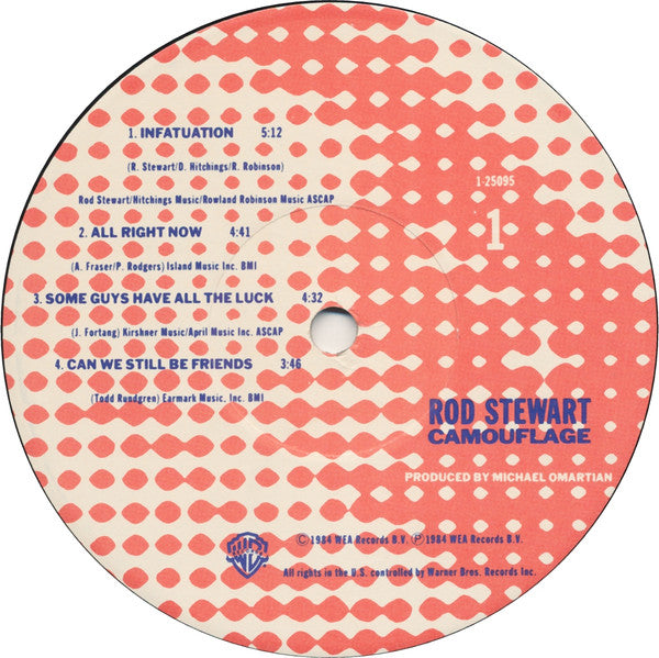 Rod Stewart : Camouflage (LP, Album, All)