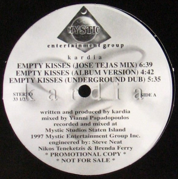 Kardia : Empty Kisses (12", Promo)