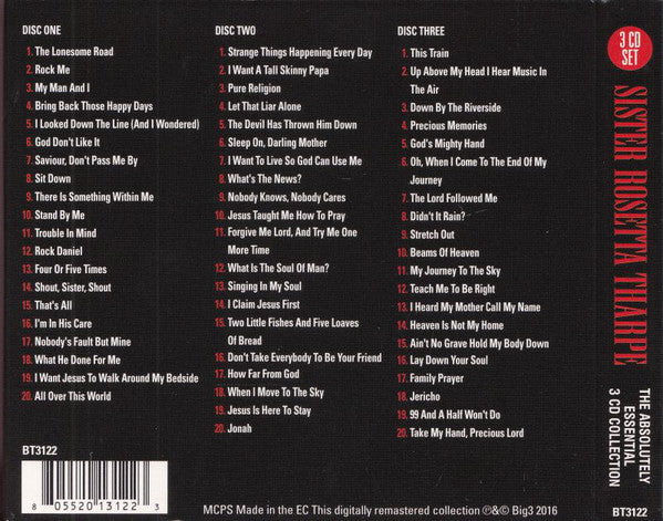 Sister Rosetta Tharpe : The Absolutely Essential 3 CD Collection  (3xCD, Comp, RM)